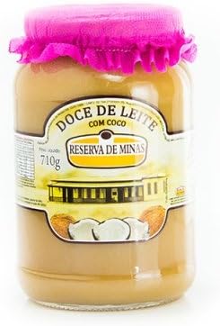 Reserva de Minas - Milk Fudge with Fresh Coconut - 25.04oz (PACK OF 01) | Doce de Leite c/ Coco - 710g