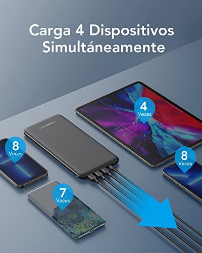 MOFIT PD3.0 Banco de Energía Portátil 26800mAh 22.5W, Cargador Rápido USB-C, Batería Externa Delgada con Funda - Compatible con iPhone 16/15/14, Samsung Galaxy, Motorola, Xiaomi, iPad (Regalo Ideal)