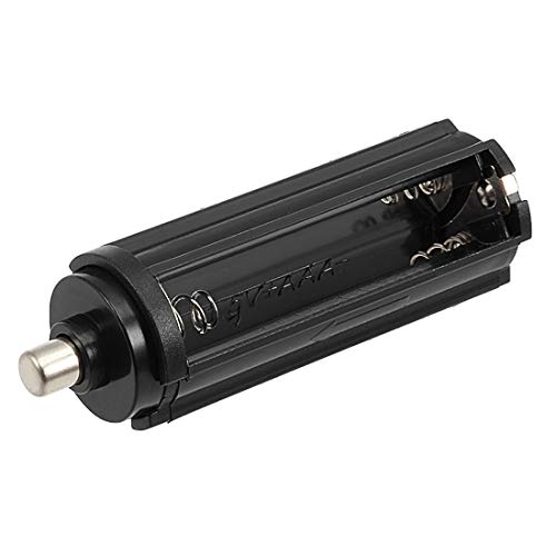 Aodesy 3x1.5V AAA Series Connection Plastic Cylinder Battery Storage Holder Case Adapter for Flashlight Torch,Pack of 10