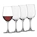 Spiegelau Wine Lovers Bordeaux Wine Glasses Set of 4 - European-Made Crystal, Classic Stemmed, Dishwasher Safe, Professional Quality Red Wine Glass Gift Set - 20.5 oz