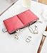 OZZOY Fashion Women Makeup Bag Hanging Toiletries Travel Kit Jewelry Organizer Cosmetic Bag Wth a Mini Bag (Pink)