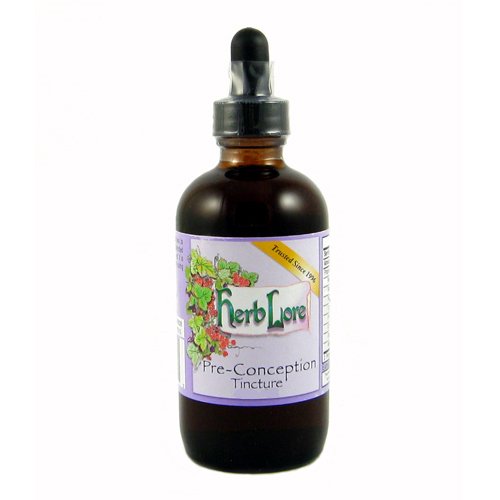 Herb Lore Pre-Conception Fertility Tea Tincture - 4 Ounces - Natural Fertility Supplement - Herbal Fertility Blend for Women to Enhance Female Fertility and Support Hormone Balance (Best Cervical Mucus For Conception)