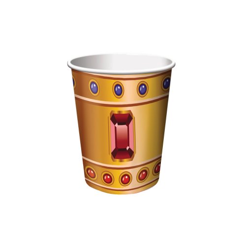 Creative Converting Buried Treasure 8 Count Paper Cups, 9-Ounce