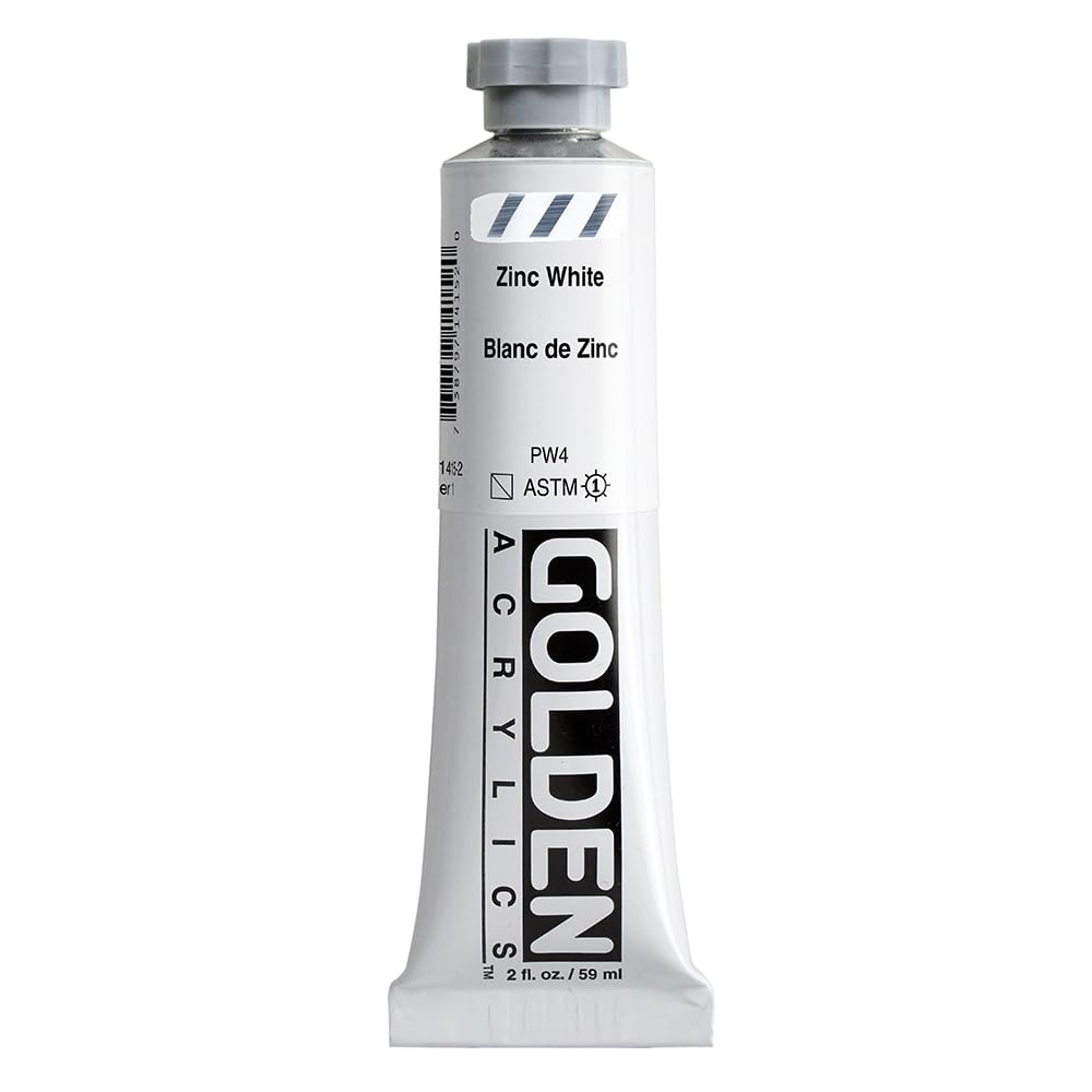 Golden Heavy Body Acrylic 2Oz-Zinc White