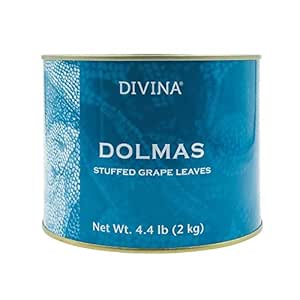 Divina Dolmas Stuffed Grape Leaves, 4.4 Lb. Can