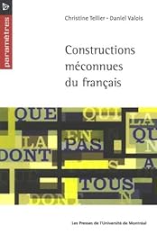 Constructions méconnues du français