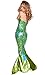 HPLY Halloween Party Cosplay Mermaid Dress Women Sexy Green Mermaid Dress