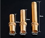 Rozin Faucet Extension Threaded Pipe Longer Mounting Shank with Nut (12cm)