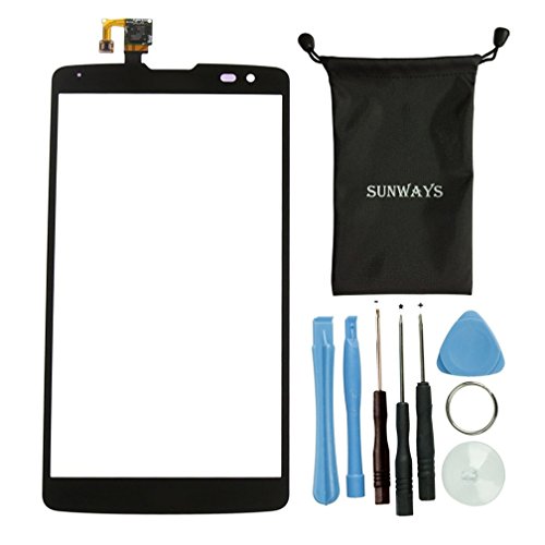 Sunways Touch Digitizer Glass Screen Replacement For Verizon LG G Vista VS880 D631 With device opening tools(Black)