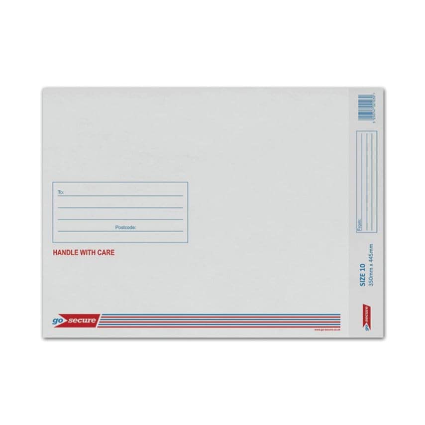 Bubble Lined Envelope Size 10 350x470mm White (Pack of 50)