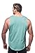 Jed North Loose Fitted Workout Muscle Tee Bodybuilding Stringer Tank Top,Green,Small