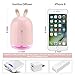 Cute Humidifier Cute Essential Oil Diffuser,220ml Aroma Essential Oil Cool Mist Humidifier with Quiet Operation,Waterless Auto Shut-off and 7 Color LED Lights Changing for Home Office Baby