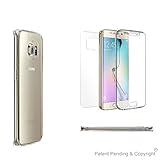 Tri Max For Samsung Galaxy S6 Edge S925 Clear 360 Full Body TPU Scratch Resistant PC Transparent Clear