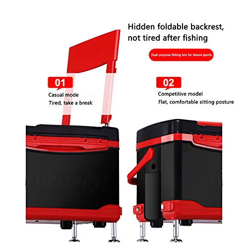 MLZ Angeln Kleine Angelbox Tragbare Plattform Angeln Wild New Box Fisch Angelbox Super Full Set Angelplastik – Bild 6