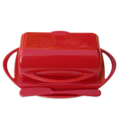 Butterie Flip Top Butter Dish For Countertop or Refrigerator, BPA Free
