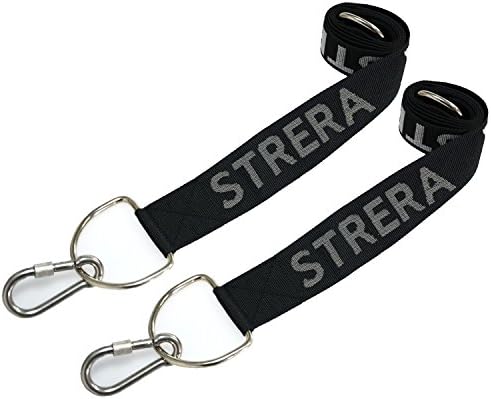 STRERA Tree Swing Hanging Strap Kit (Set of 2) 2000+ lbs, Durable Non-Stretch 50-Inch Straps, Heavy-Duty Stainless Steel Hooks. Adjustable and Easy Installation. UV &amp; Water Resistant. Tree friendly.