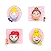 Lip Smacker Disney Emoji Lip Balm, Tinkerbell/Belle/Cinderella/Ariel, Set of 4 Lip Balms