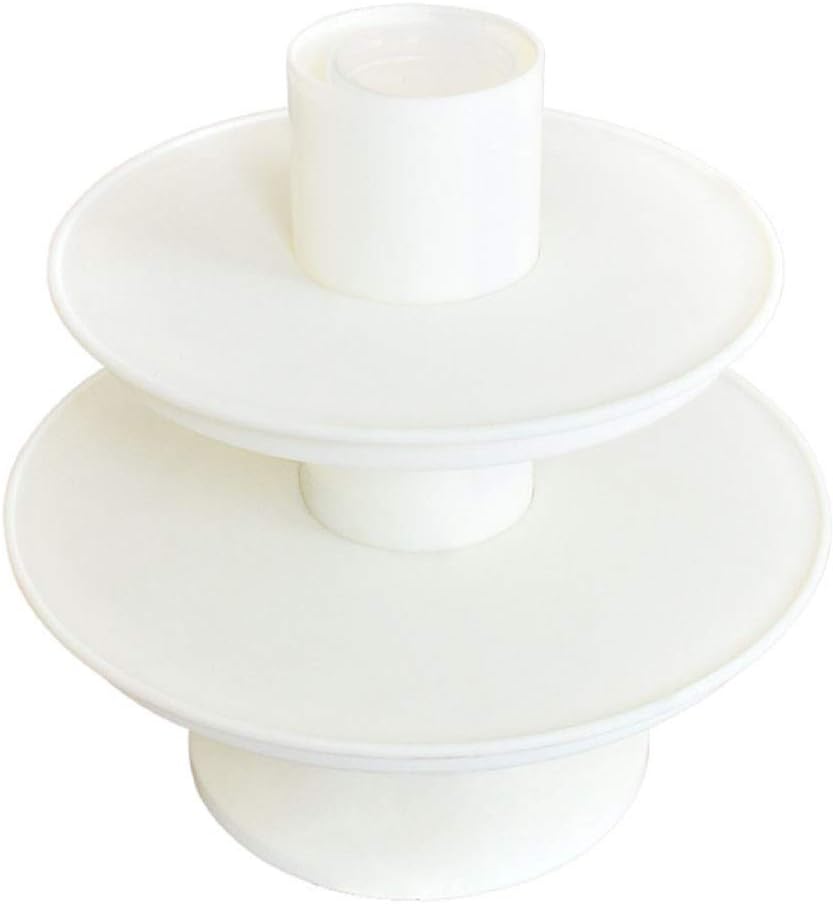 Loneflash Cake Stand 2 in 1 Popping Cake and Cupcake Stand with Popping Box Gorgeous Cake Display Happy Birthday Melody for Wedding Cakes Cupcakes and Desserts Cake Decorating Supplies