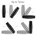 HITASION Flip Tumbler Desktop Toy Fidget Rolling Stick Toy for Kids Teens Adults (Black)