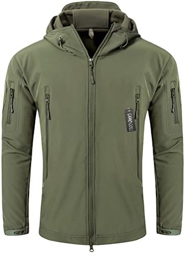 Camo Coll Men's Outerwear Camouflage Hoodie Military Jacket
