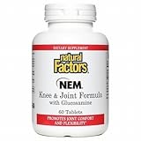 Natural Factors - NEM Knee & Joint Formula with Glucosamine, Promotes Joint Comfort & Mobility, 60 Tablets