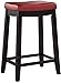 Linon Claridge Red Counter Stool, 26
