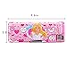 Aisa Colorful Cartoon Character Pencil Case Beautiful BB Pincess Pattern Multifunctional Pencil Box for Student (Color Pink) Special Gift for Children/kids