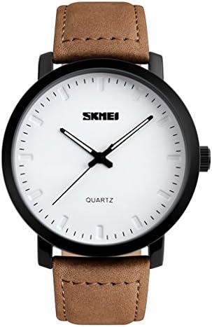 Original Classic Designer Analog Watch Men Leather Military Sport White Dial Watches For Men Waterproof