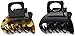 Scunci No-slip Grip Double Teeth Jaw Clips, 2 Count