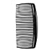 2 Pcs Black Plastic Comb Hair Clip Clamp for Ladies