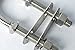 Amarine Made Stainless Steel Marine Boat Stern Bow Eye Tie Down U Bolt (1/2-Inch and 3/8-Inch Optional) (Silver, 1/2