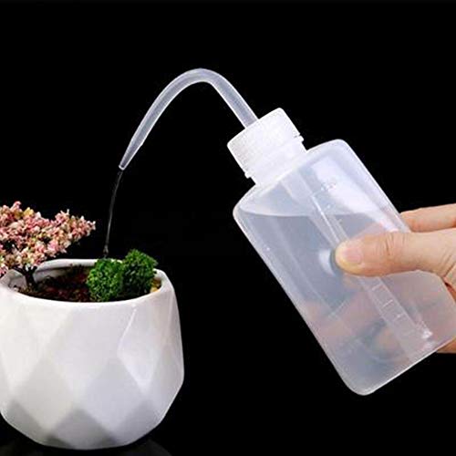 SUPERLELE 6pcs LDPE 250ml 8.5oz Safety Wash Bottle, Plastic Squeeze Bottle Medical Label Tattoo Wash Bottle