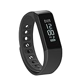 Fitness Tracker Pedometer Bracelet SHONCO Waterproof Bluetooth Activity Tracker Wristband Smart Sports Band Watch with Touch Screen Step Calorie Counter Health Sleep Monitor for iPhone Android Phones