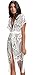 Costyleen Summer Womens Beach Wear Cover up Swimwear Bikini Lace Floral Long Maxi Beach Dress White1 S(fits XS-S)