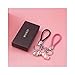 MILESI Magnetic Destined Kissing Piggy Couple Keychains Cute Pendant Keyring Valentine's Gifts Birthday Present Anniversary for him and her