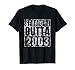 Straight Outta 2003 Gifts for 19 Year Old Male Boys Girls T-Shirt