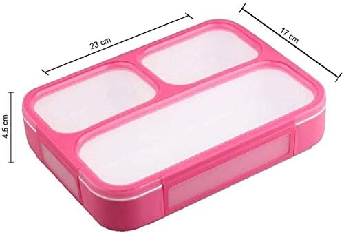 Bento Lunch Box For Adults And Kids,(Colour May Vary Pink Or Blue)