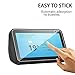 KLOMIER [3-Pack] Screen Protector for Amazon Echo Show 5 [Update Version], [2.5D Round Edge] [9H Hardness] [High Definition] [Bubble Free] Tempered Glass Screen Protector (5.5inch)