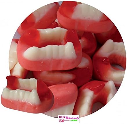 Dentier Vampire Bonbon  - Les Colorants Utilisés Pour La Confection De Ces Bonbons Sont D�origine Naturelle.