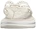 Skechers Women's Upgrades Be-Jeweled Flip Flop,White Jewel,8 M US