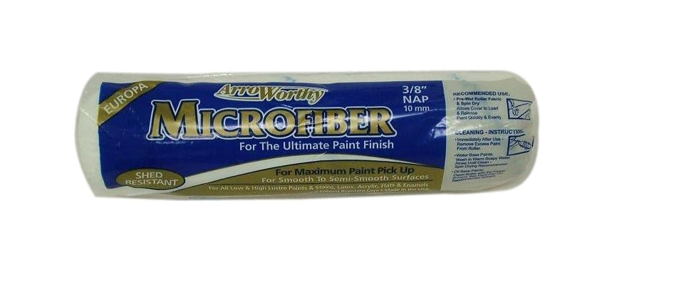 Arroworthy 9" 3/8 Nap Microfiber Roller Sleeve