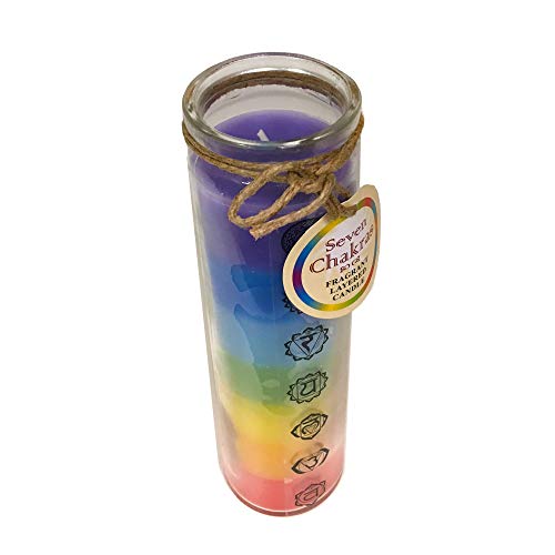 Chakra & Luck Premium Seven Chakras Layered Candle | 7 Chakras from Crown to Root | Perfect for Positive Energy… - Image 3