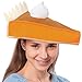 Spooktacular Creations Decorative Plush Pumpkin and Apple Pie Hats for Thanksgiving Holiday Costume Dress Up Novelty Party Favor Supplies