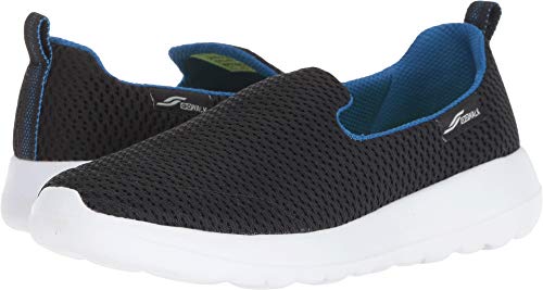 Kids Boy's GO Walk MAX Sneaker, Black/Royal, 2 Medium US Little Kid