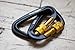 The Best Montem Ultra Sturdy Locking Carabiners x2/5kN/1100 lbs of Force/Perfect for Montem Hammocks/All Camping Hammocks-Made from Light, Strong & Powerful Aircraft Grade Metal