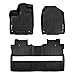 MAXLINER Floor Mats 2 Row Liner Set Black for 2017-2019 Honda Ridgeline Crew Cab (All Models)