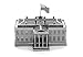 Fascinations Metal Earth White House 3D Metal Model Kit