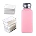 So Beauty 1pcs New Empty Pump Dispenser Bottle And 400 X Lint Free Nail Art Wipes Acrylic Gel Tips For Nail Art Polish Remover