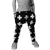PanDaDa Baby Boys Harem Pants Stars Striped Fashion Flags Trousers Bottoms