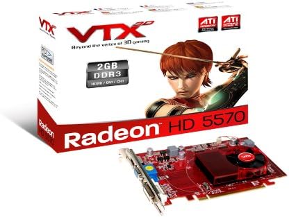 Vtx3d 2gb Radeon Hd 5570 Ddr3 Pci E 2 1 Graphics Card Amazon Co Uk Computers Accessories